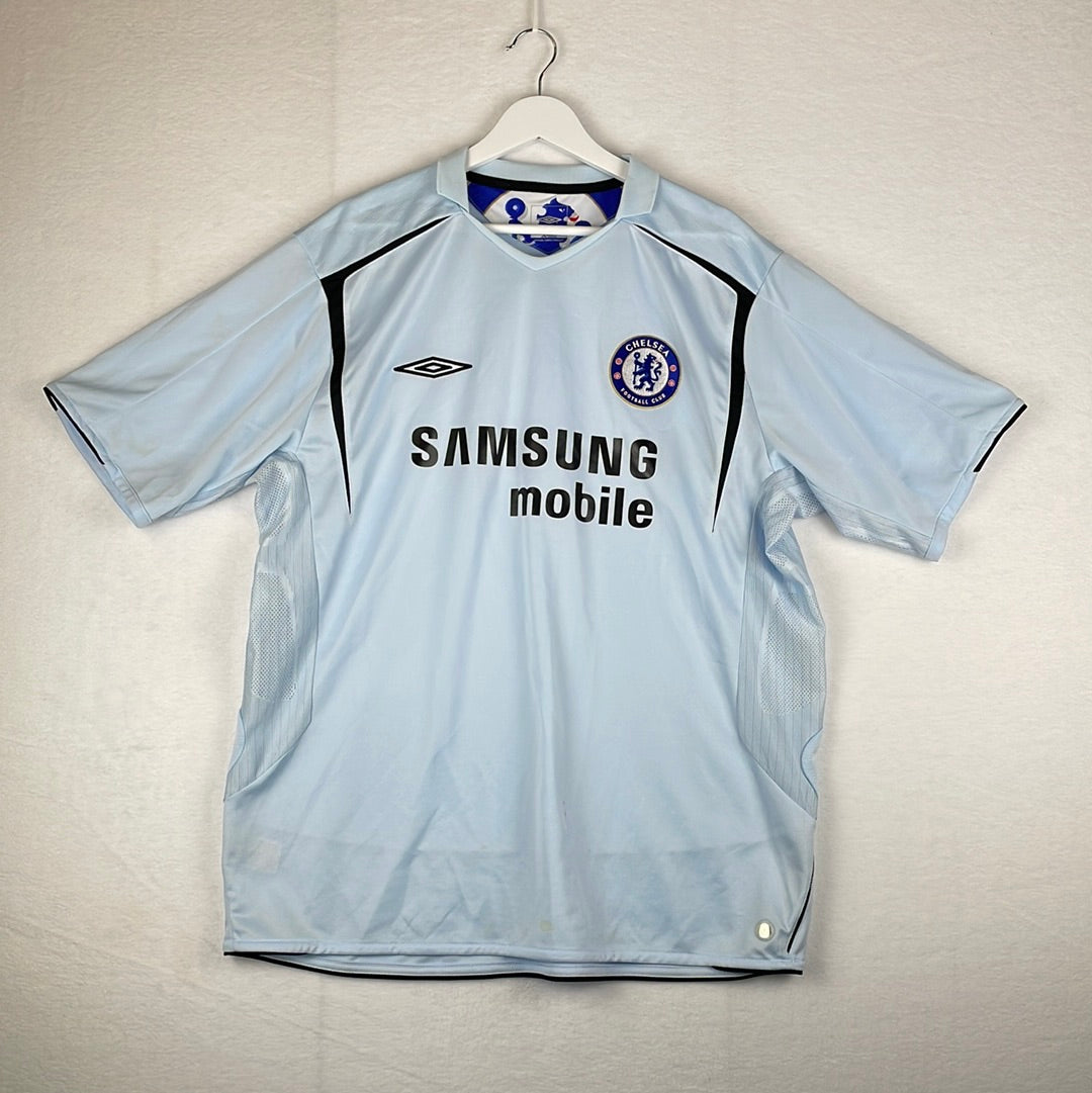 CHELSEA LONDON 1998 2000 AWAY FOOTBALL LONG SLEEVE SHIRT JERSEY UMBRO  VINTAGE