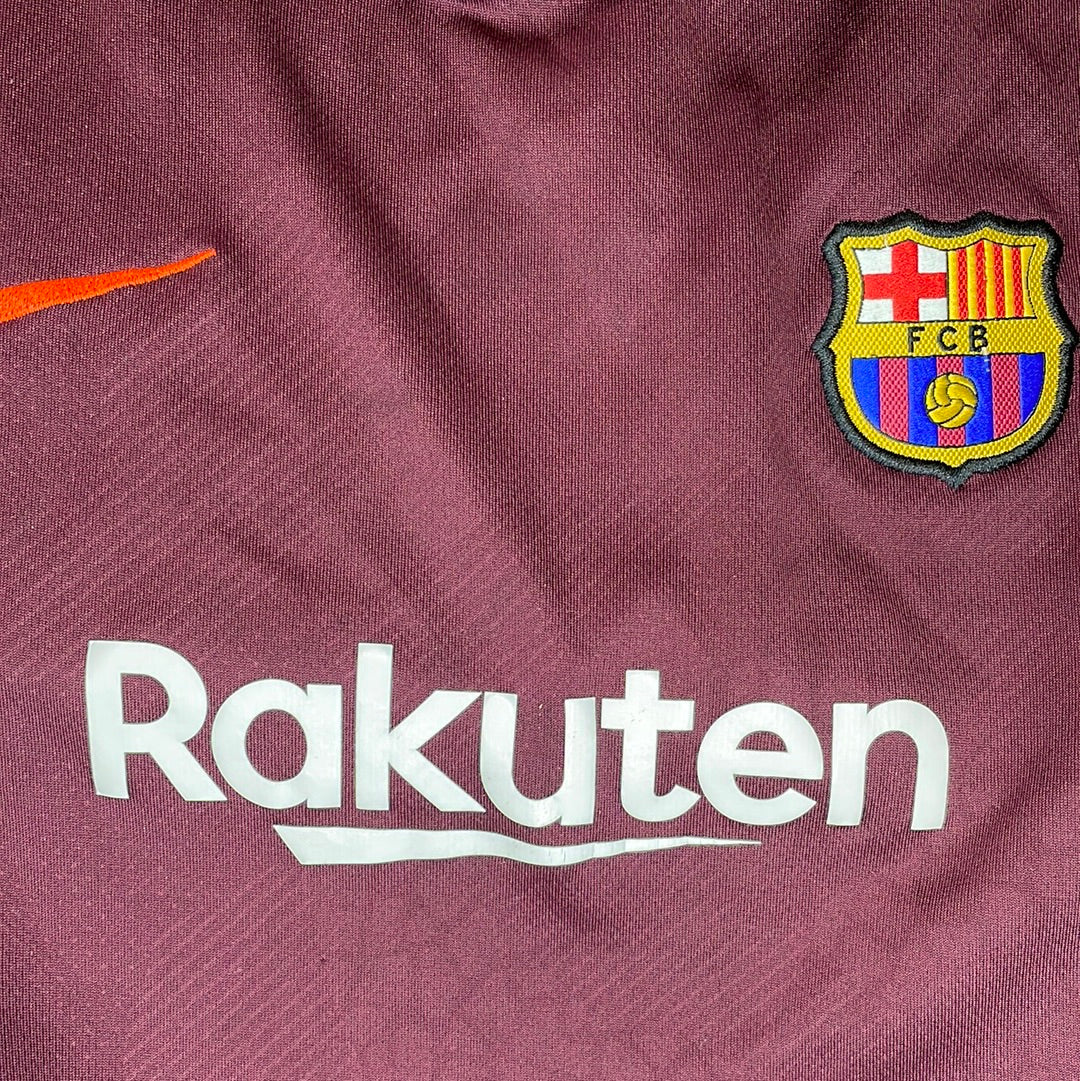 Barcelona 2017-2018 Third Shirt Junior - Age 7-8 - Very Good Condition