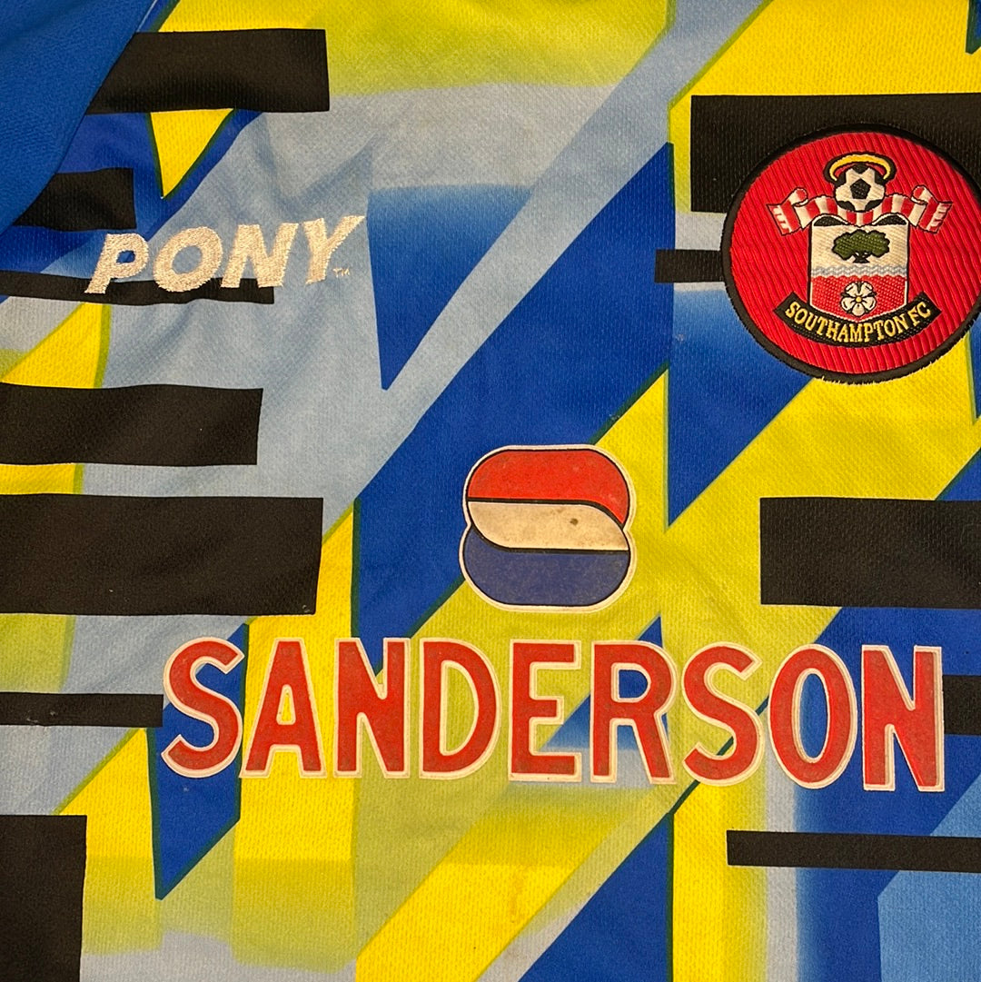 Southampton 1995-1996 Goalkeeper Shirt - Small Mens/ XL Youth - 8/10 Condition