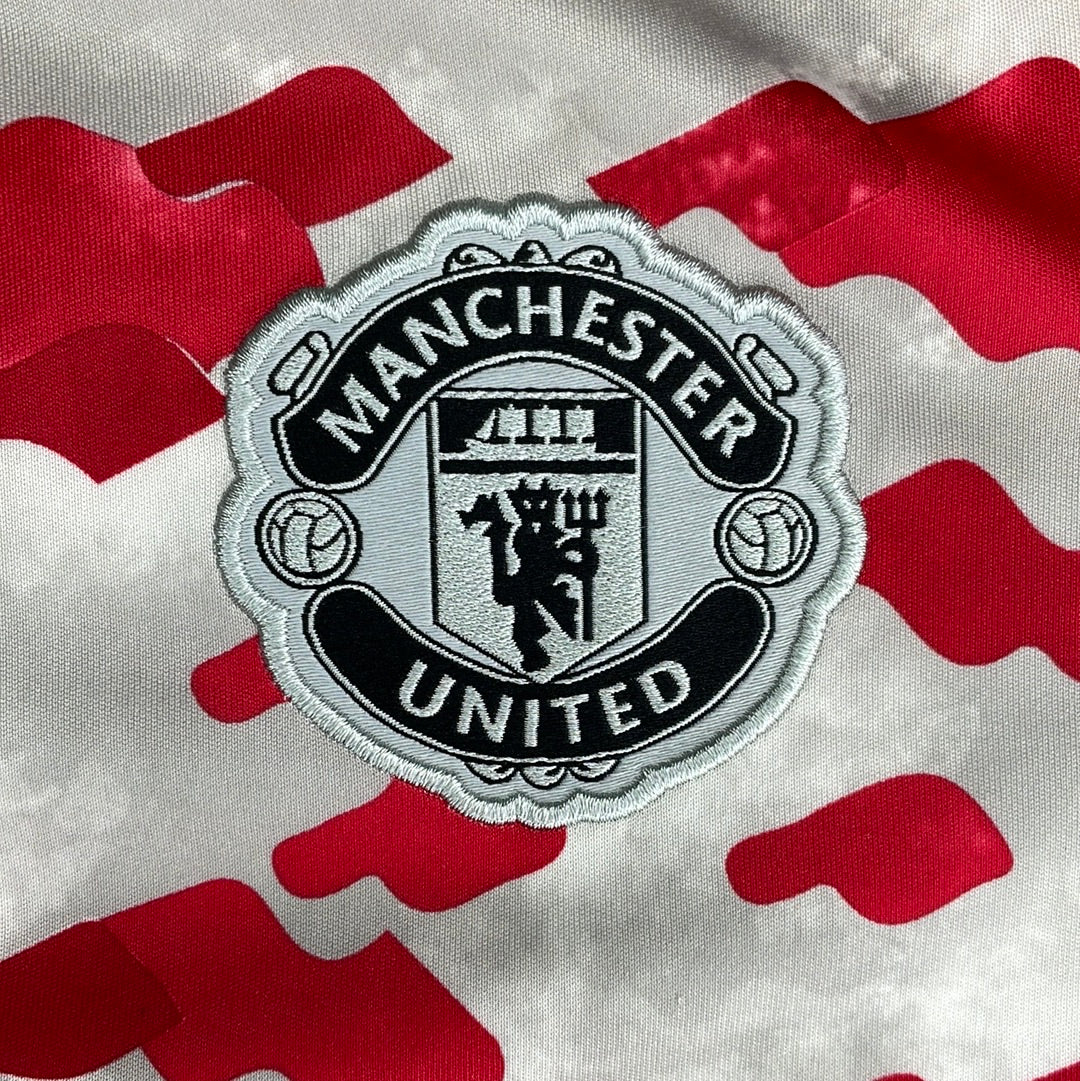 Manchester United 2021 Pre Match Shirt - Age 9-10 Excellent Condition - Adidas GR3916