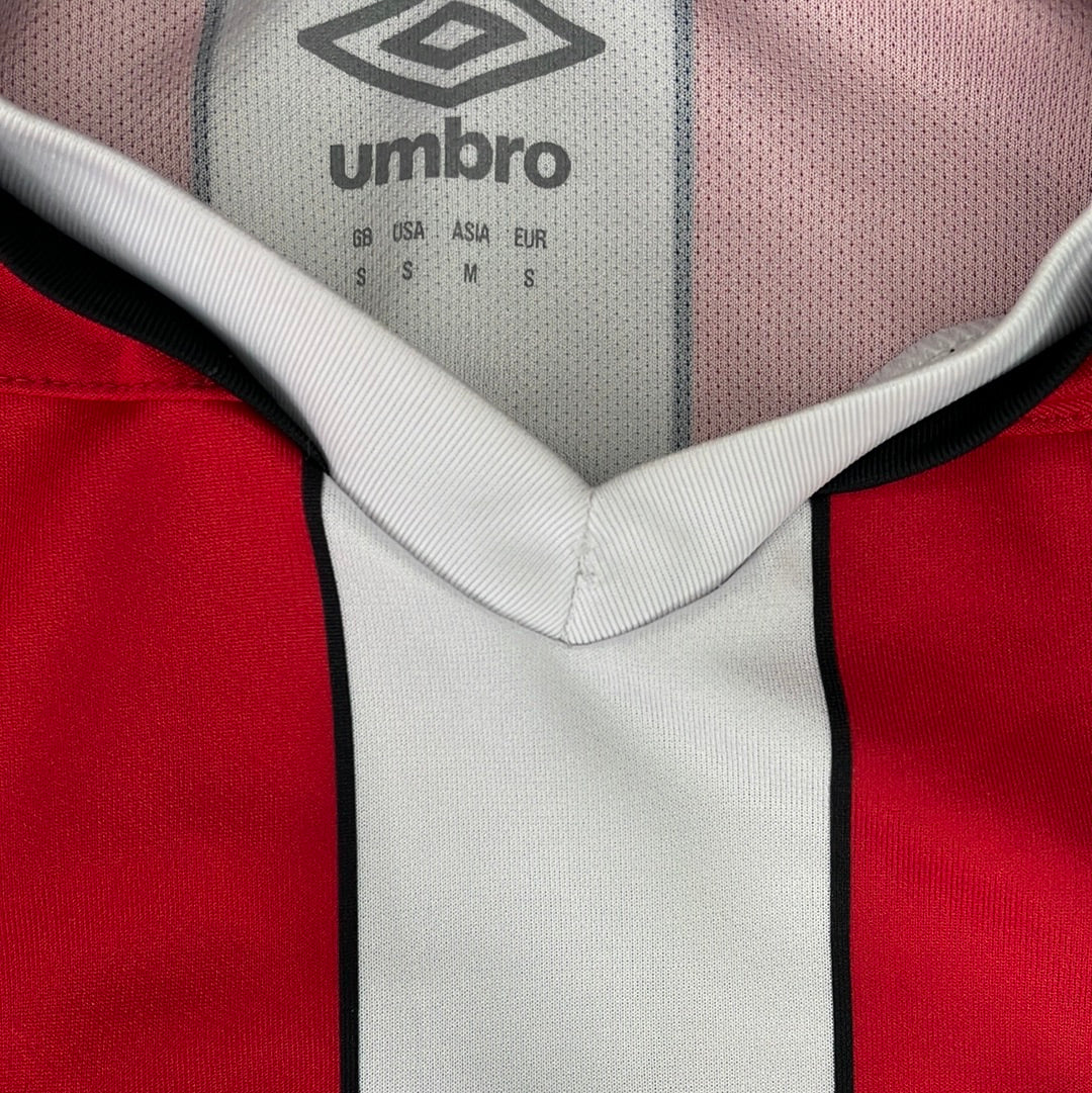 Brentford 2020/2021 Home Shirt - Small - Norgarrd 6 - Excellent Condition