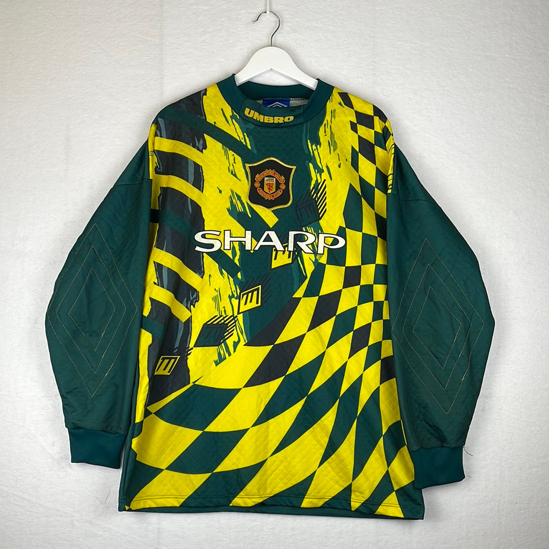 Manchester United 1994/1995/1996 Third Goalkeeper Shirt - Large Adult