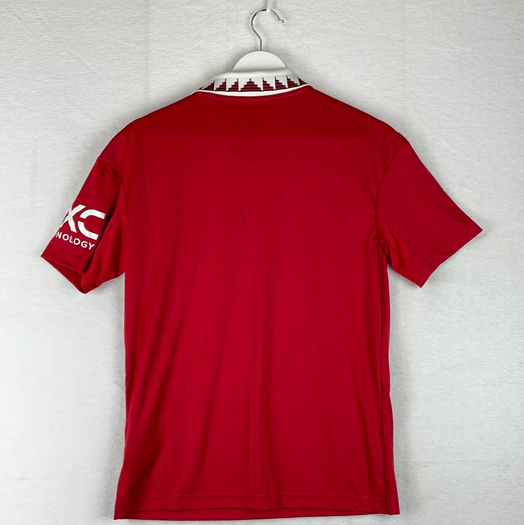 Manchester United 2022-2023 Youth Home Shirt - BNWT - Age 9-10 to 15-16 - Adidas H64049