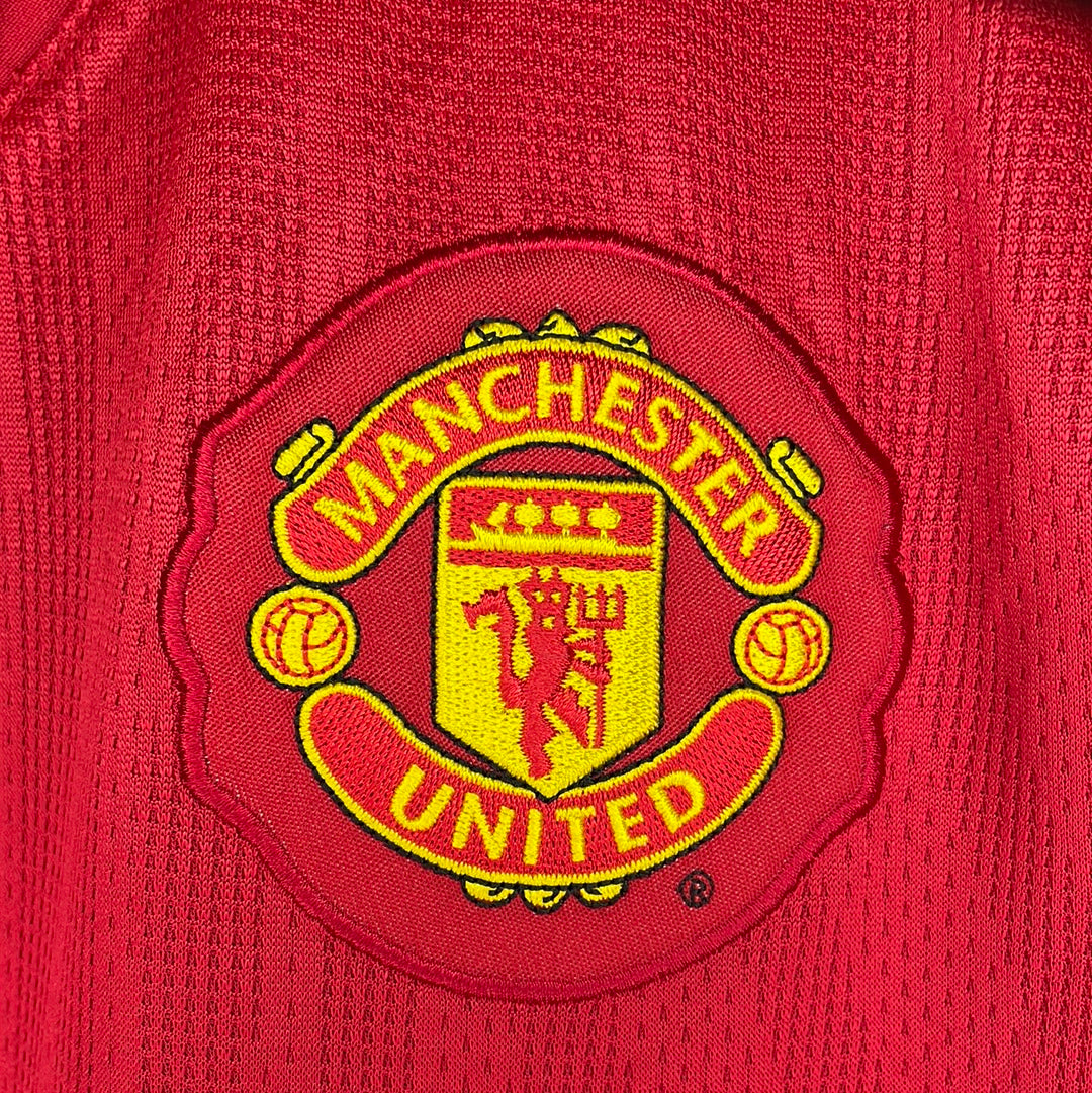Manchester United 2007/2008 Home Shirt - HARGREAVES 4 - Medium - Nike code 237924-666