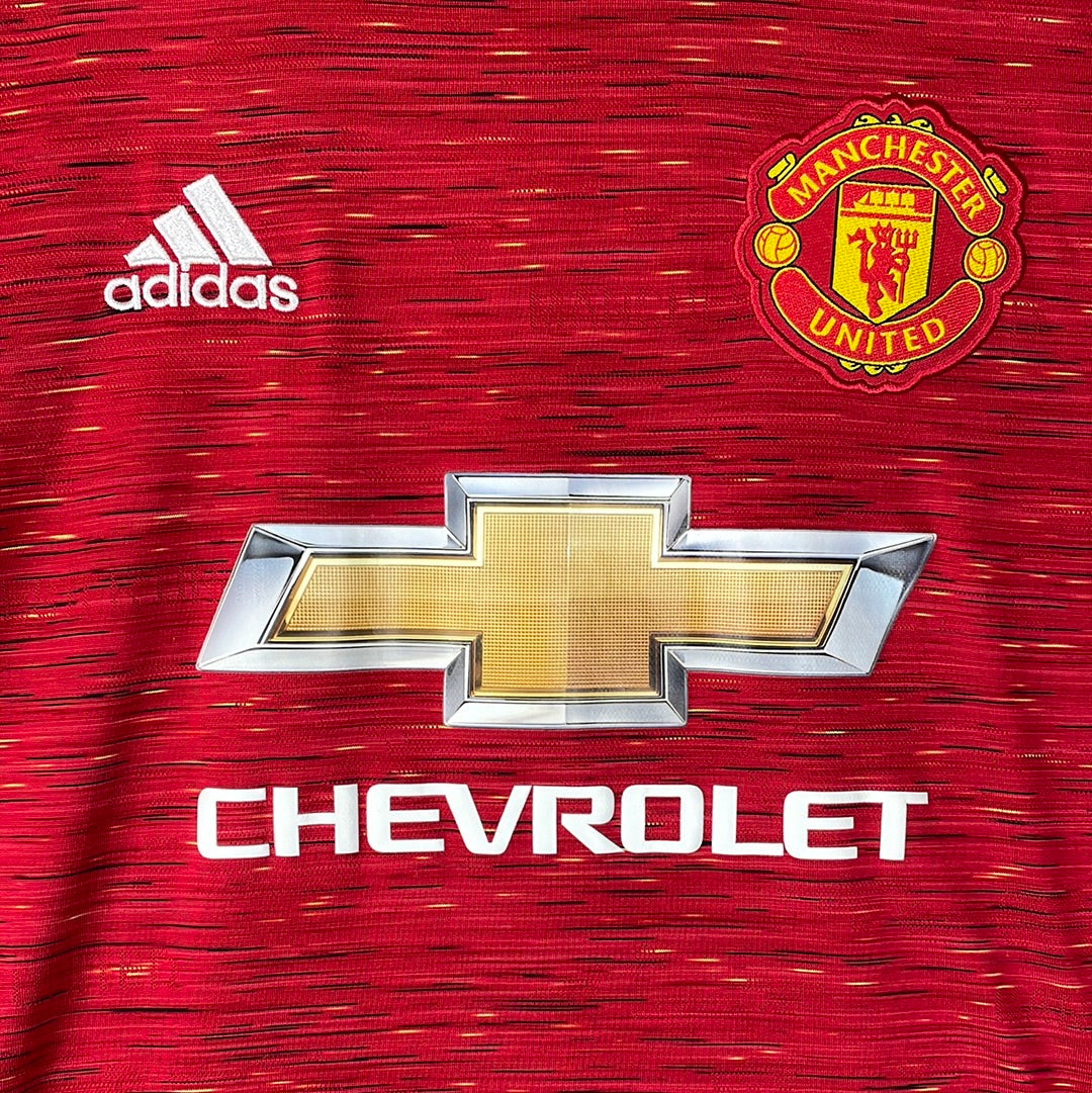 Manchester United 2020-2021 Home Shirt - Medium - Adidas GC7958