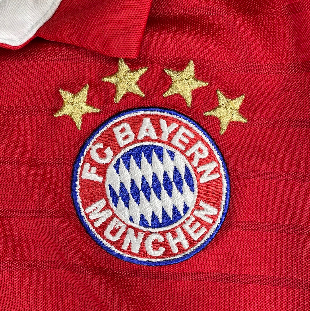 Bayern Munich 2016-2017 Long Sleeve Home Shirt - Large - Very Good