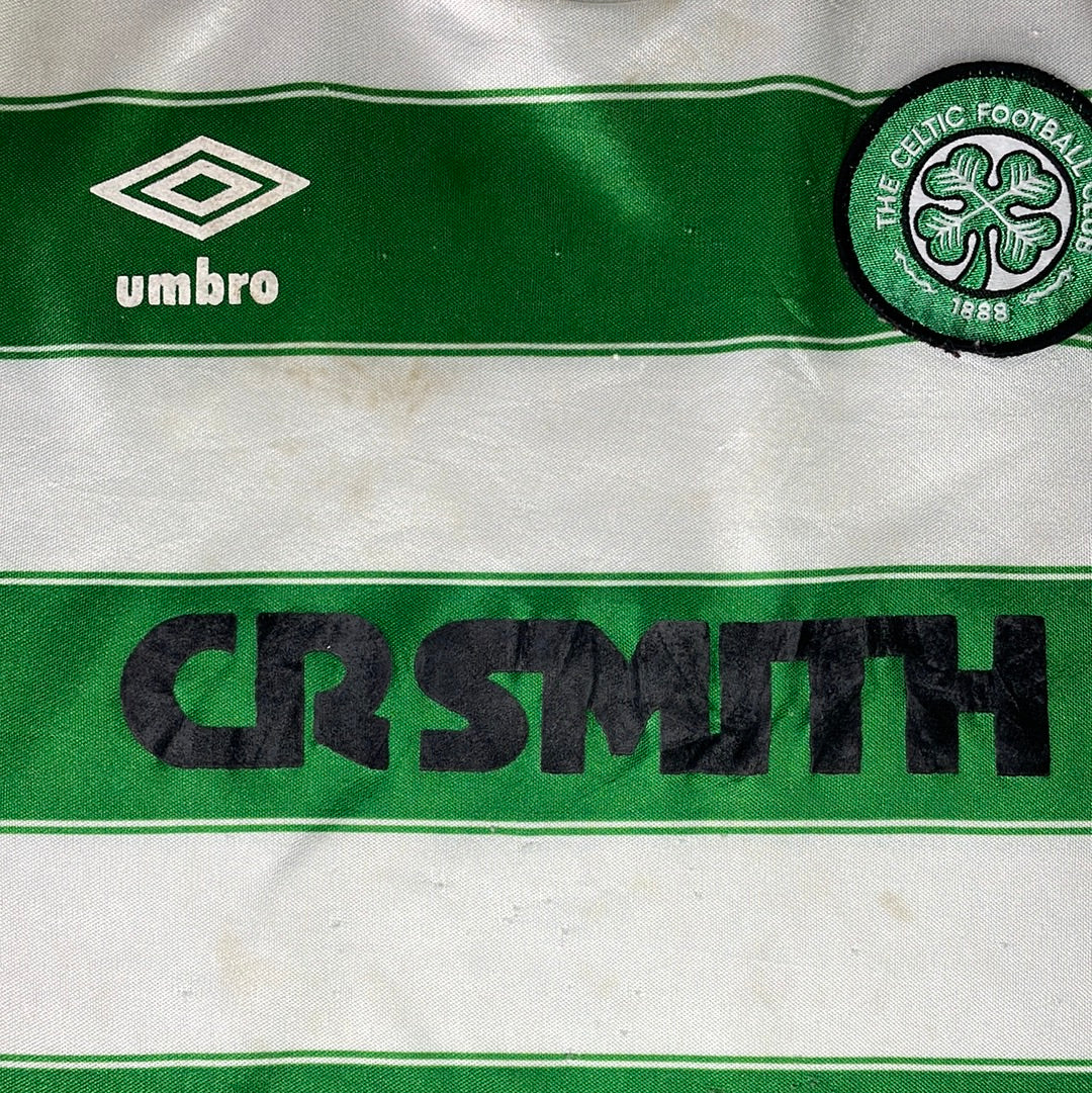 Celtic 1986/1987 Home Shirt - Medium Adult - Vintage 1980s Celtic Shirt - Good Condition