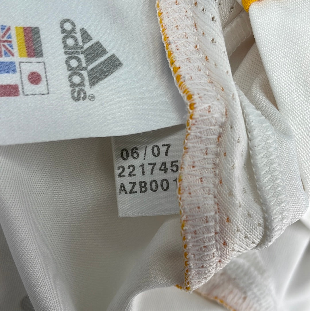 La Galaxy 2007 Home Shirt  - BECKHAM 23 - Small Adult - Authentic - Adidas Code 221745