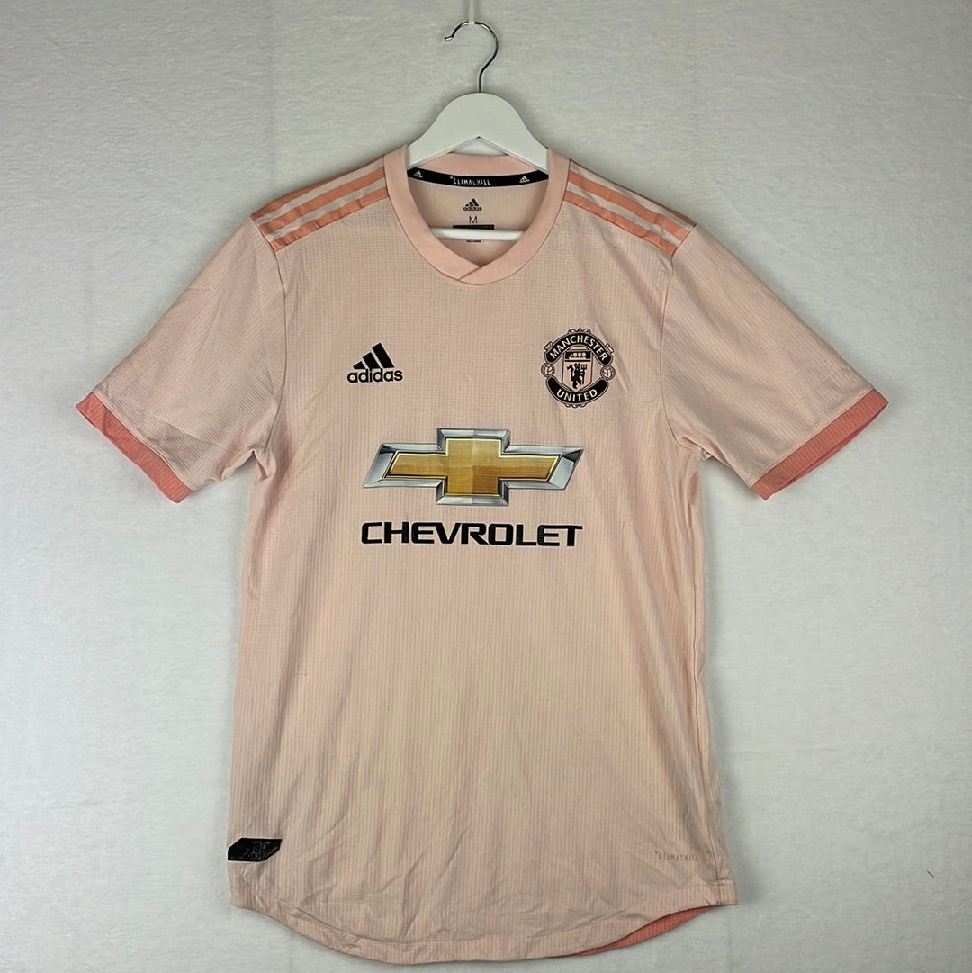 Manchester United 2018/2019 Authentic Away Shirt Medium – Casual