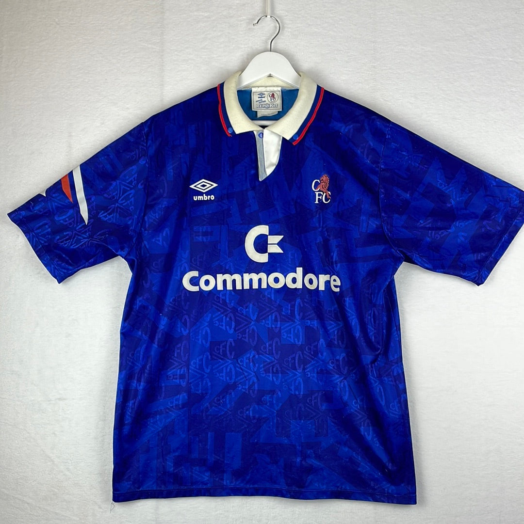 Chelsea 1991/1992 Home Shirt - Large & XL - Good Condition - Vintage Umbro