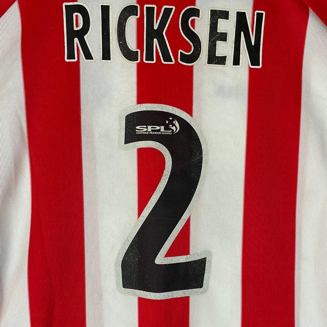 Glasgow Rangers 2003/2004 Away Shirt - Ricksen 2 - Extra Large - Very Good Condition
