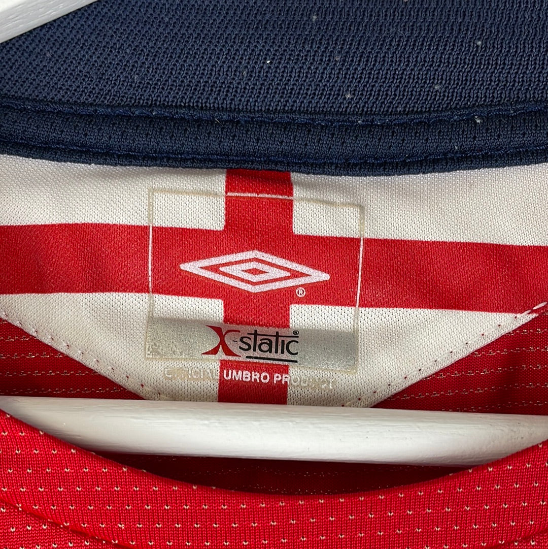 England 2004 Away Shirt - Adult Sizes - Authentic 2004 Umbro Shirt