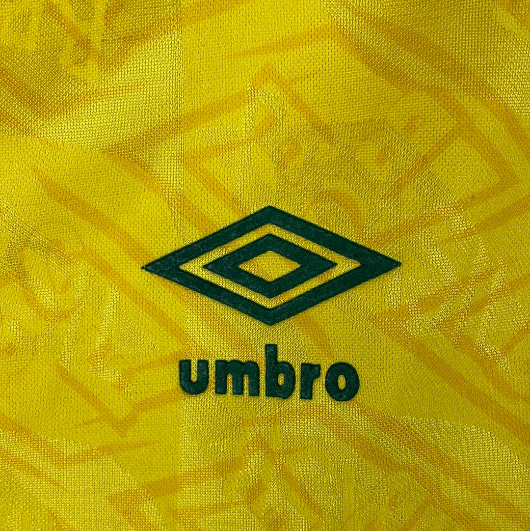 Brazil 1991-1992 Home Shirt - Large - Very Good Condition