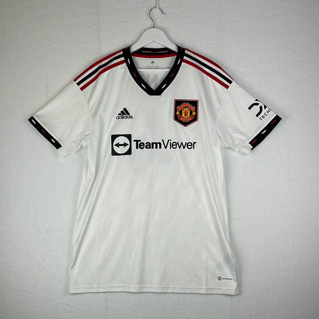 Manchester United 2022/2023 Jones Away Shirt - Large - Adidas Shirt