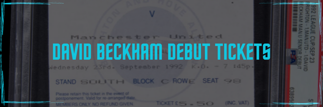 David Beckham Debut Ticket Stub Sales!