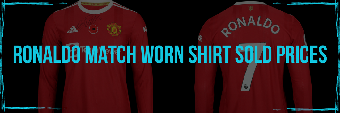 Cristiano Ronaldo Match Worn Shirt & Boot Sale Prices