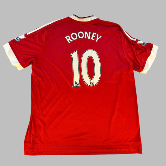 Manchester United 2015/2016 Home Shirt - ROONEY 10 Premier League print