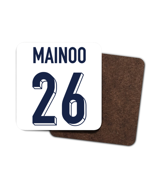 England Euro 2024 Squad Number Coaster - Mainoo 26