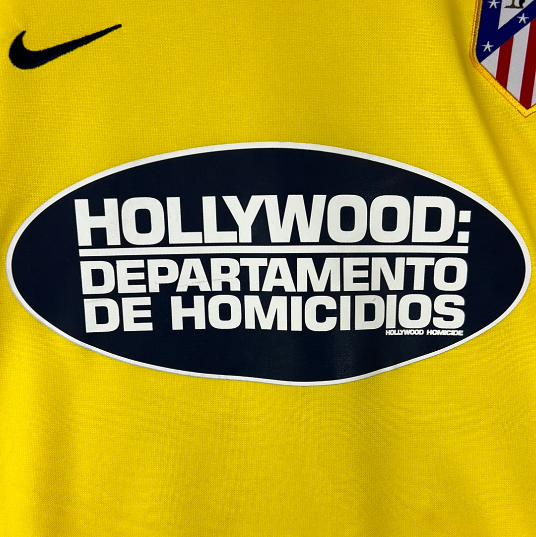 Atletico Madrid 2003/2004 Player Issue Away Shirt - Ortiz 27 - Hollywood Departamento De Homicidios