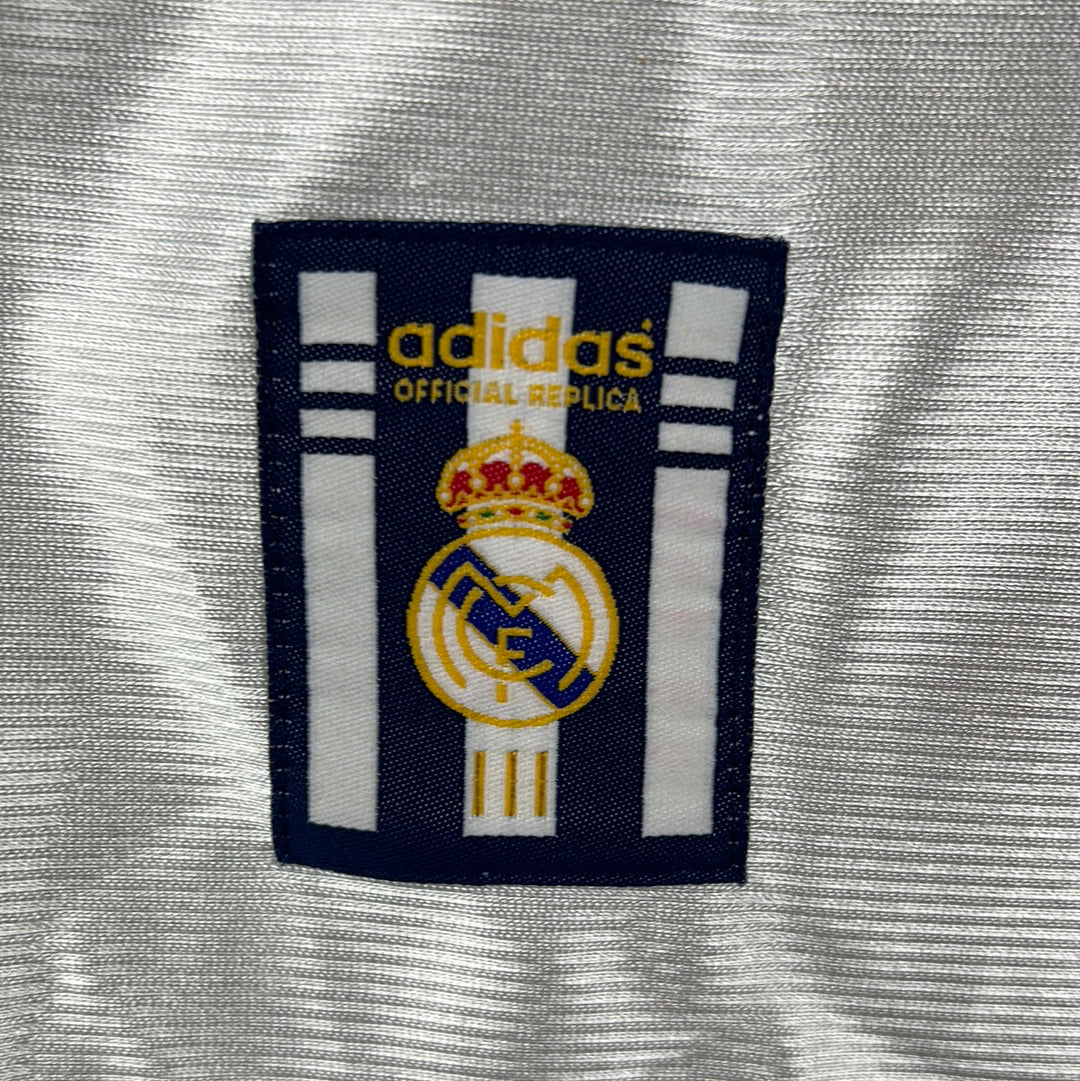 Real Madrid 1998-1999-2000 Home Shirt - Small/ Medium - Very Good