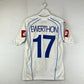 Real Zaragoza 2005-2006 Match Worn Home Shirt - Small - Ewerthon 17