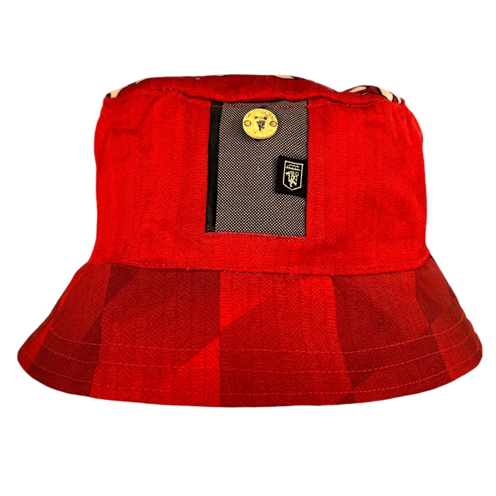 Manchester United 97/98 Upcycled Home Shirt Bucket Hat