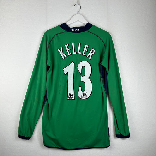 Tottenham Hotspur 2005-2006 Player Issue Home Goalkeeper Shirt - Keller 12