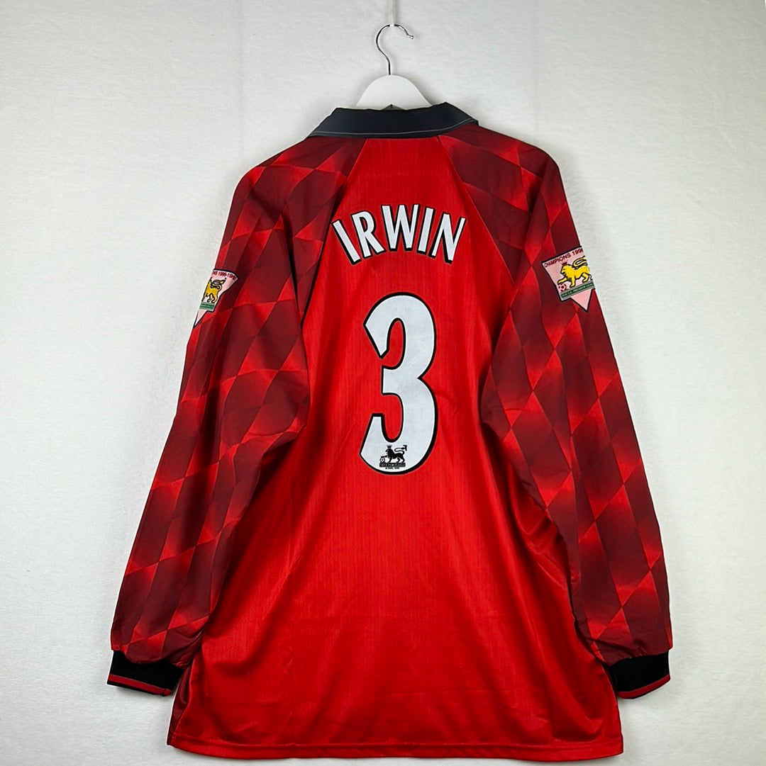 Manchester United 1997/1998 Player Issue Shirt - Irwin 3