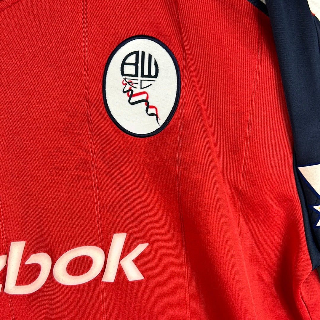 Bolton Wanderers 2003/2004 Player Issue Away Shirt - Okocha 10