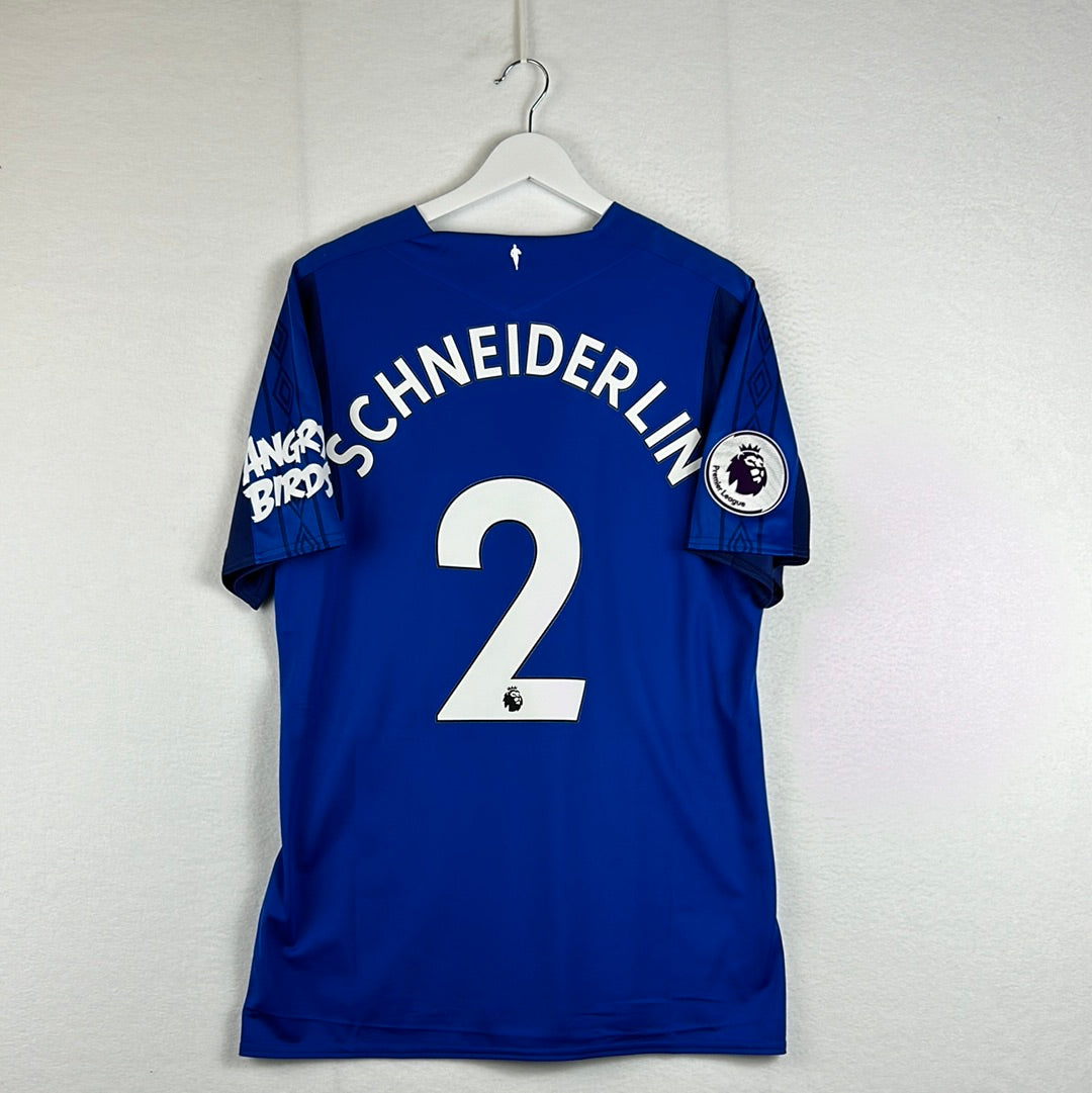 Everton 2017/2018 Match Worn/ Issued Home Shirt - Schneiderlin 2