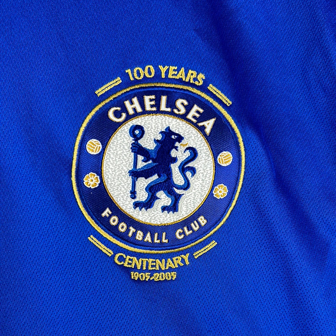 Chelsea 2005/2006 Home Shirt - 100 year Centenary - Medium - Excellent Condition
