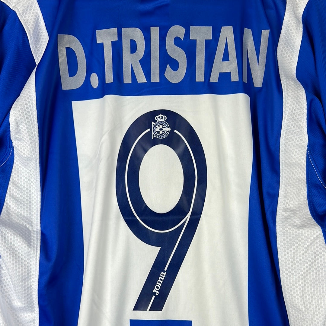 Deportivo La Coruna 2004/2005 Player Issue Home Shirt - Tristan 9 - Long Sleeve
