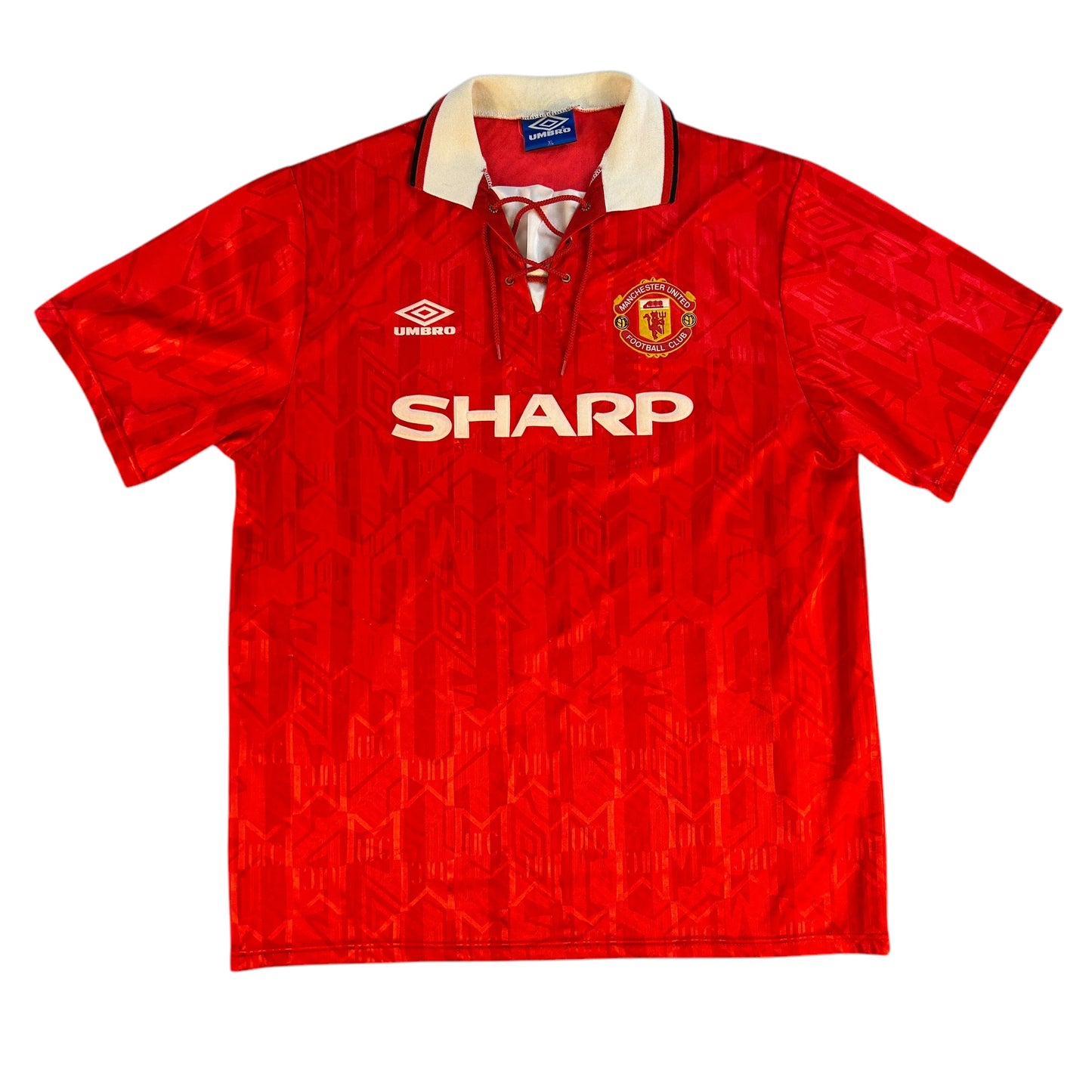 Manchester United 1992-1993-1994 Home Shirt - Extra Large