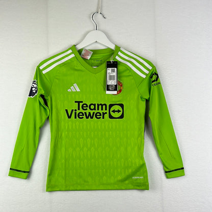 Manchester United 2023-2024 Youth Goalkeeper Shirt - Age 9-10