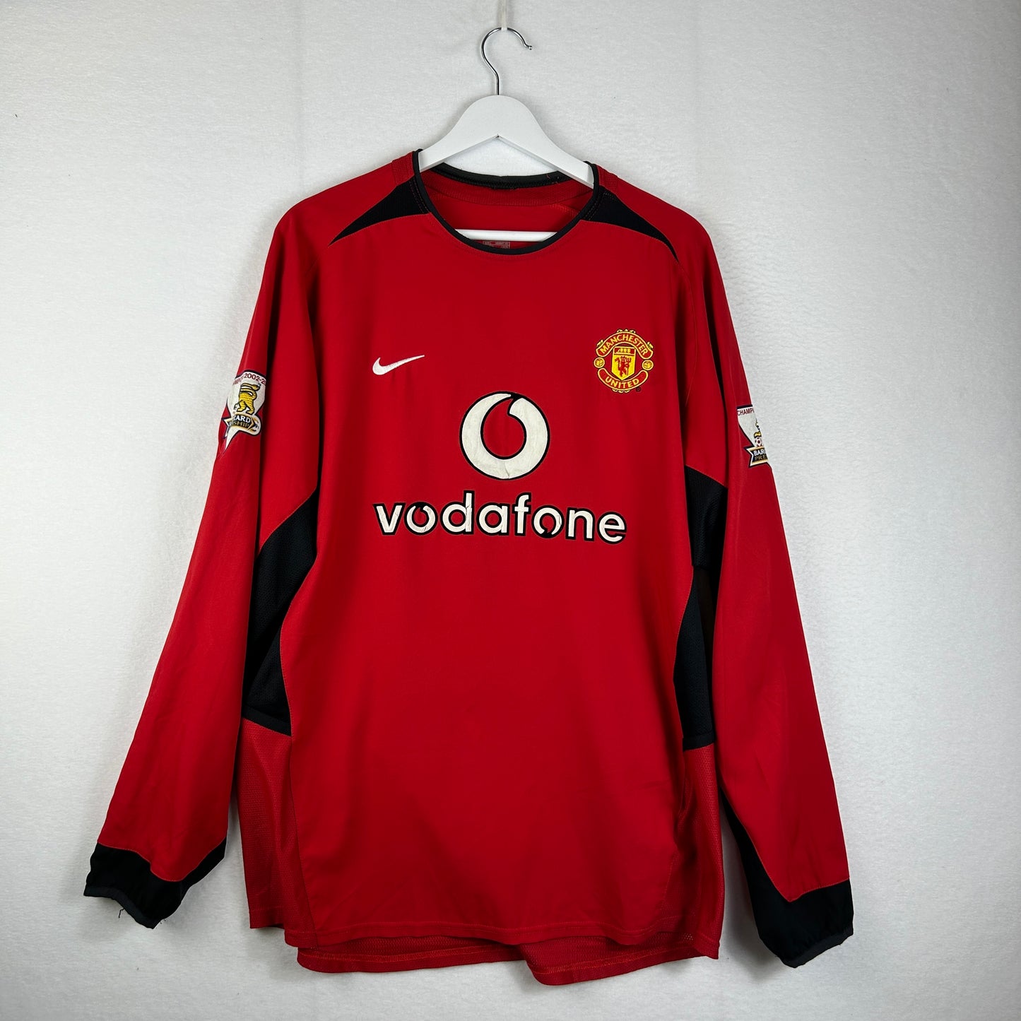 Manchester United 2003/2004 Home Player Issue Shirt - Long Sleeve - Ferdinand 5