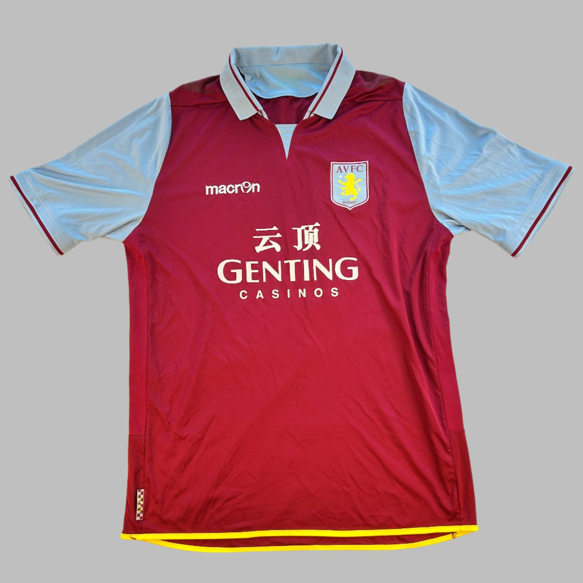 Aston Villa 2012/2013 Home Shirt with Genting Casino sponsor