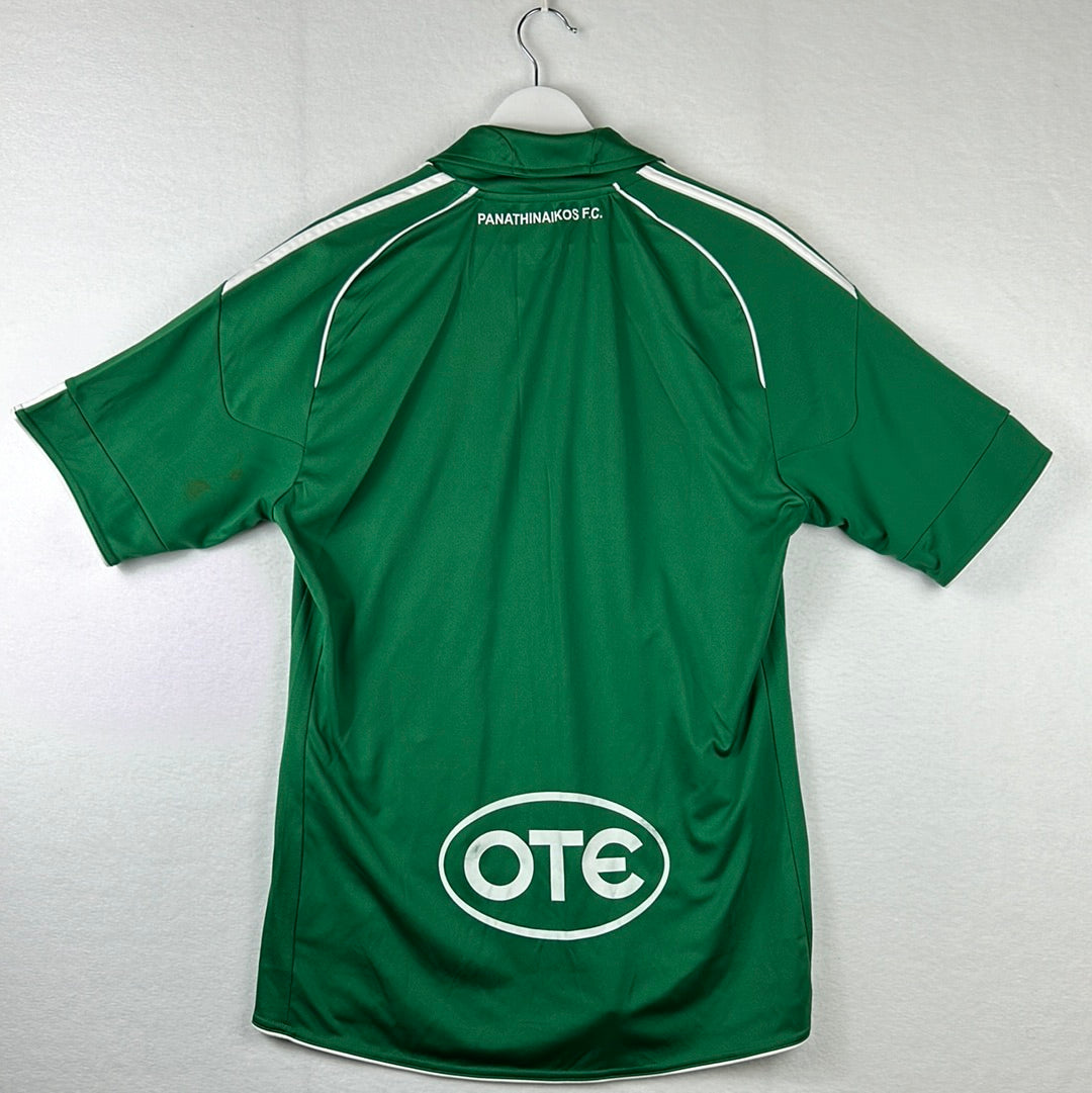 Panathinaikos 2010-2011 Home Shirt Back