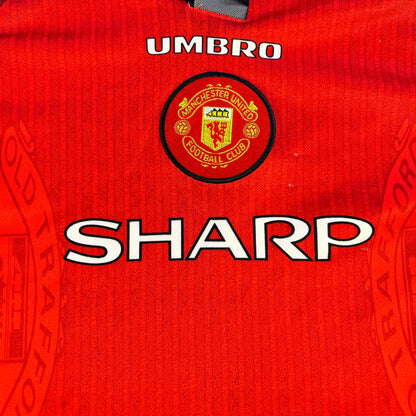 Manchester United 1996-1995 Home Shirt - Large Boys - Very Good Condition