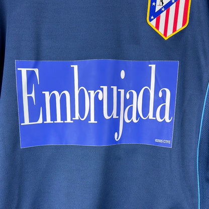 Atletico Madrid 2004/2005 Player Issue Away Shirt - Nano 17 - Embrujada