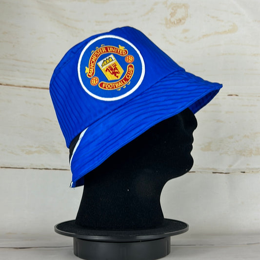 Manchester United 1996/1997 Upcycled Third Shirt Bucket Hat - No 2
