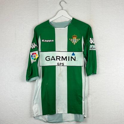 Real Betis 2007/2008 Match Worn Home Shirt - Edu 10