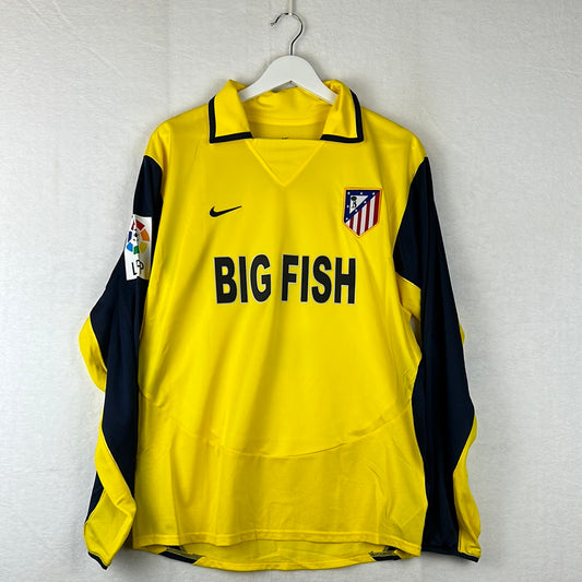 Atletico Madrid 2003/2004 Player Issue Away Shirt - Garcia Calvo 5 - Big Fish
