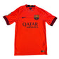 Barcelona 2014-2015 Away Shirt front with Qatar Airways sponsor