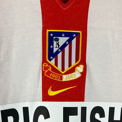 Atletico Madrid 2002/2003 Player Issue Home Shirt - Sergi 12 - Big Fish