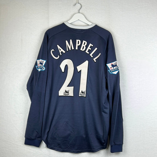 West Bromwich Albion 2005/2006 Match Worn Away Shirt - Campbell 21