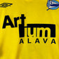 Alaves 2002-2003 Player Issue Away Shirt - Extra Large - Oscar Tellez 6