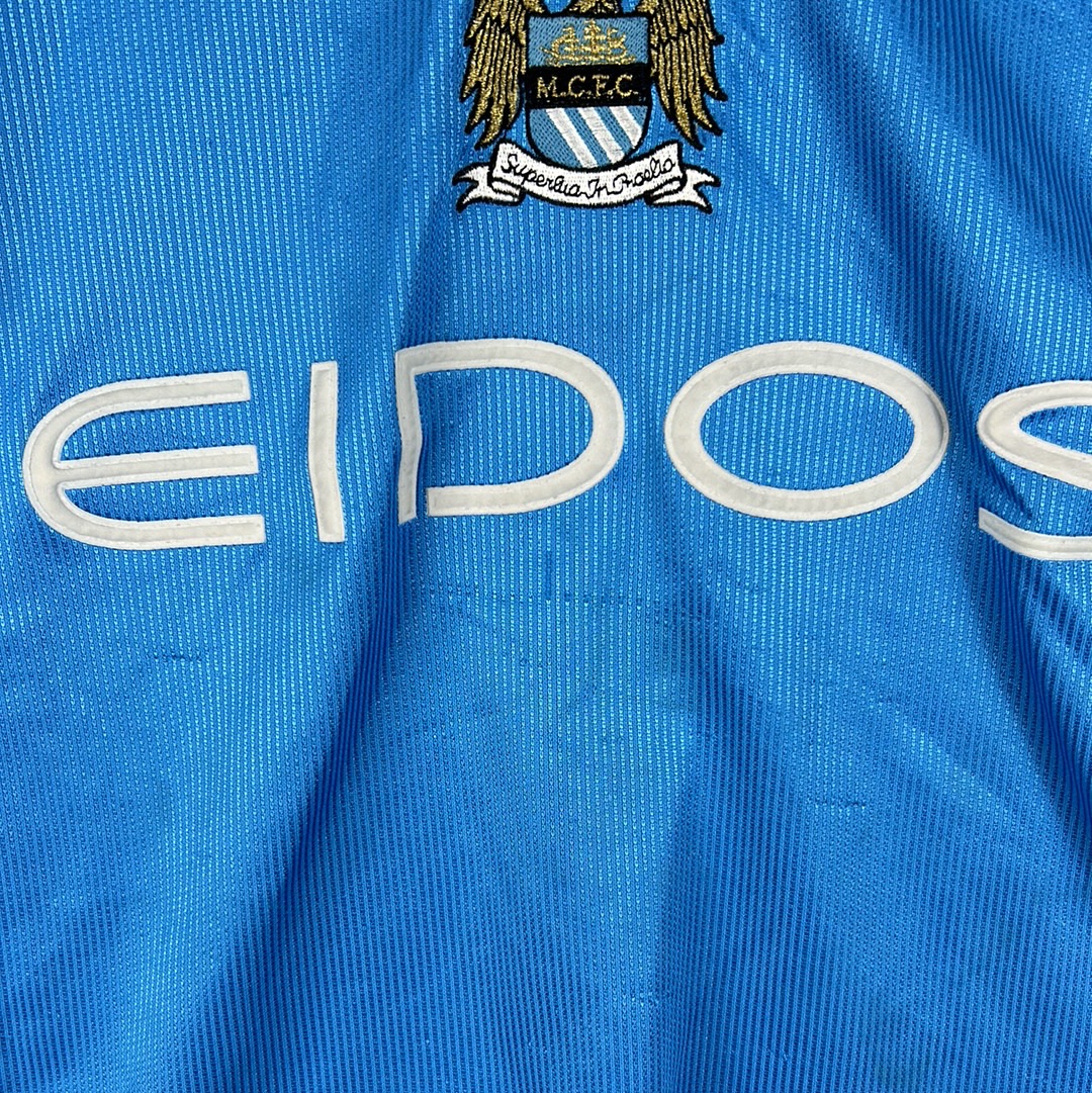 Manchester City 2001-2002 Home Shirt - Small