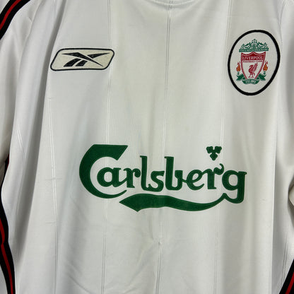 Liverpool 2003/2004 Away Shirt - Extra Large - Gerrard 18 Print