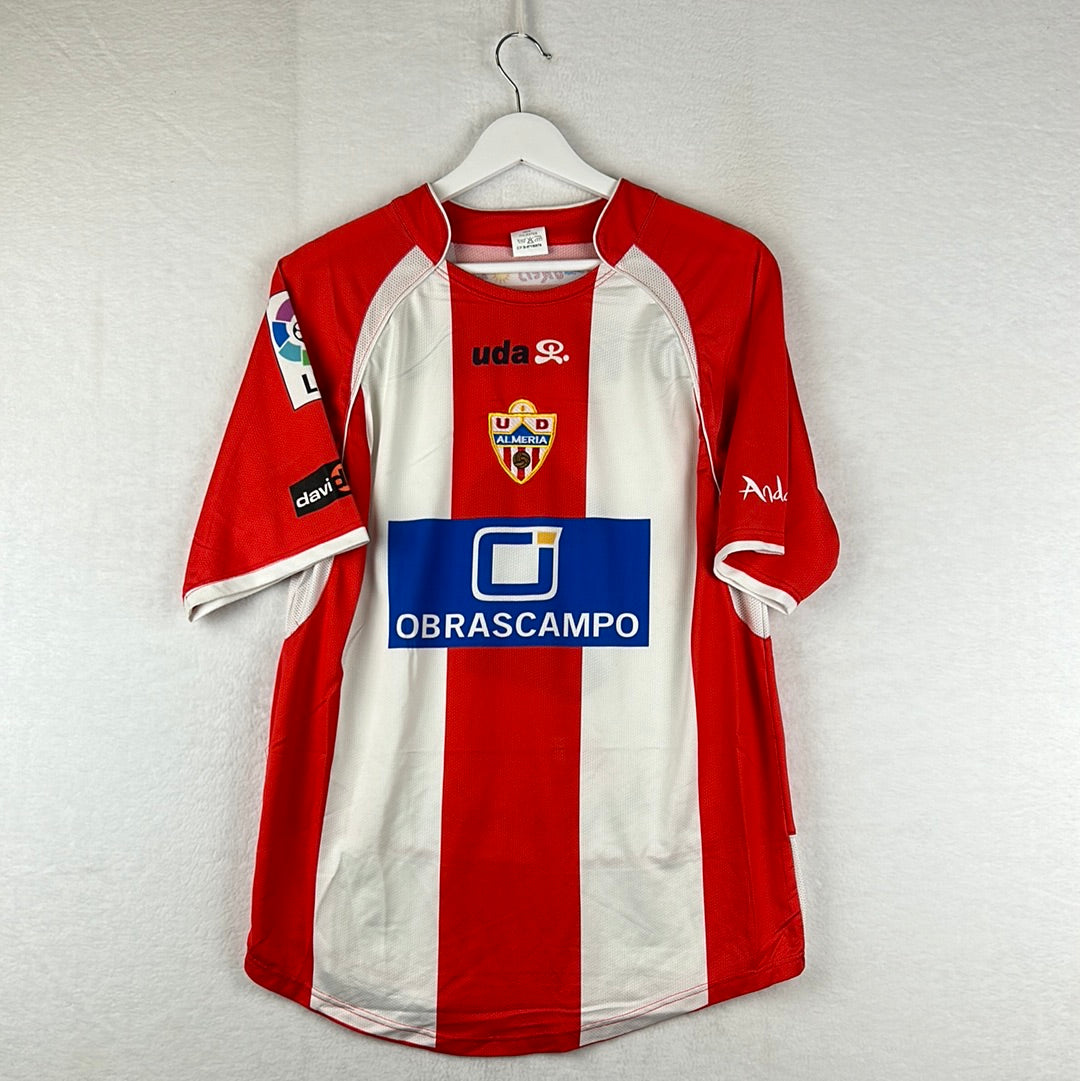 U. D. Almeria 2007-2008 Player Issue Home Shirt - Medium - Bruno 2