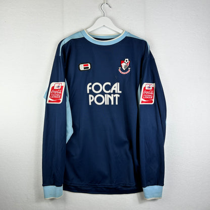 AFC Bournemouth 2006/2007 Player Issued Away Shirt Front with Focal Point sponsor